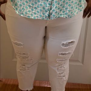 Torrid Cropped Skinny Jeans